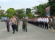 Gelar Pasukan Mantab Brata, Kecamatan Teluk Kepayang Jadi Titik Rawan