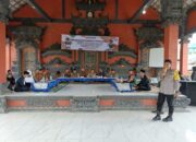 Pengawas TPS di Kecamatan Sungai Loban dilantik, Ini Pesan Kapolsek Hadapi Pemilu