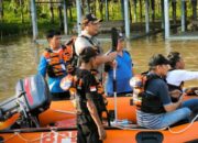 BPBD Tanbu dan Tim, Evakuasi Warga Terdampak Banjir di Desa Selaselilau dan Karang Bintang