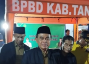 Kebakaran Satui, Bupati Zairullah Langsung Temui Warga dan Serahkan Bansos