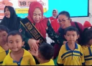 Wahyu Windarti Bahagia Siswa PAUD dan TK Ikut Jelajah Literasi