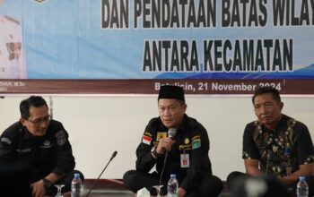 Bagian Pemerintahan Setda Tanah Bumbu Sosialisasikan Pendataan Nama Rupabumi dan Batas Wilayah Antar Kecamatan