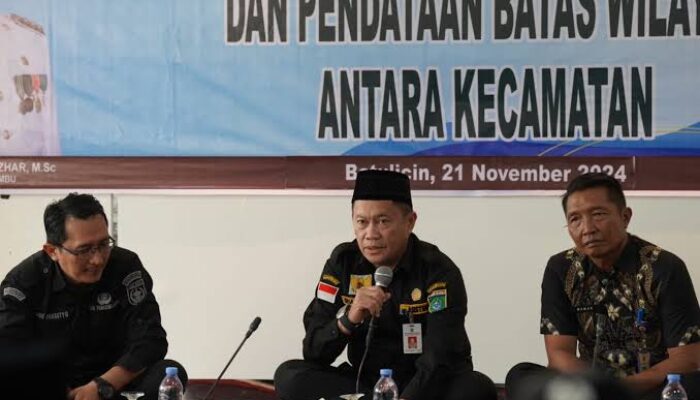 Bagian Pemerintahan Setda Tanah Bumbu Sosialisasikan Pendataan Nama Rupabumi dan Batas Wilayah Antar Kecamatan