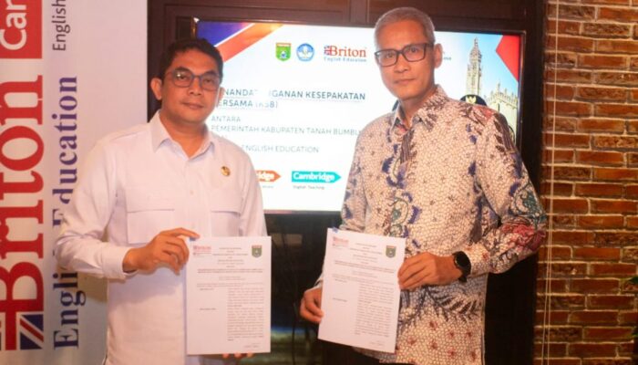 Siapkan Generasi Unggul, Tanah Bumbu Jalin Kerjasama Briton English Educatiion Cambridge University